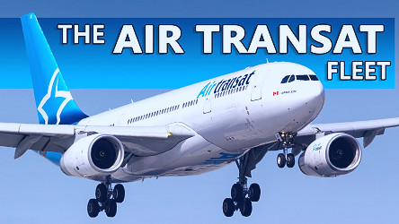 The Air Transat Fleet - 2021 and Beyond - YouTube
